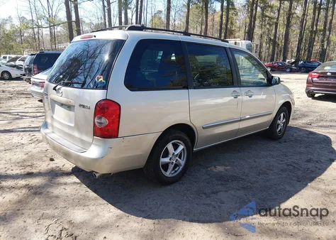 2003 Mazda Mpv Es/Lx/Lx-Sv z USA, uszkodzony, nr VIN JM3LW28A730378736